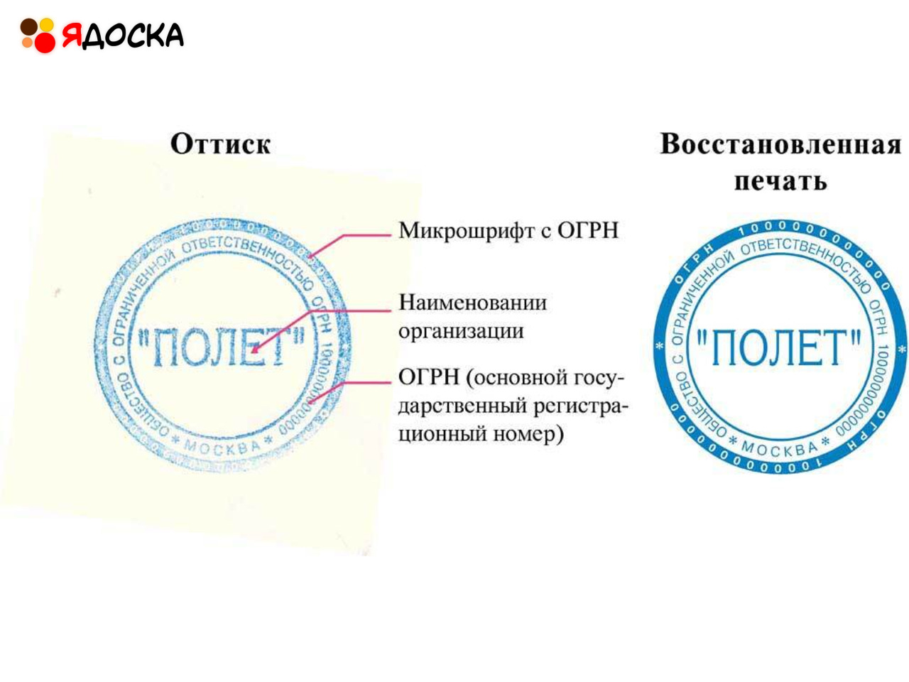 Штамп По Оттиску Заказать