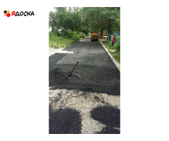 Укладка асфальта ремонт дороги в Омске