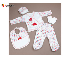 Одежда для новорожденных на мальчика и девочку. Комплект на выписку - 4