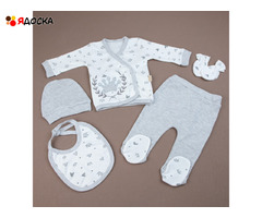 Одежда для новорожденных на мальчика и девочку. Комплект на выписку - 6