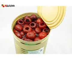 Македонские консервированные красные перчики черри для фаршировки 1,8 кг чистого веса продукта