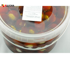 Македонские красные консервированные перчики черри фаршированные сыром - 1,8 чистого веса продукта - 3