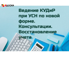 Учет при УСН. КУДиР. Дивиденды. Консультации. Восстановление учета