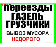 Грузоперевозки Москва, газель, вывоз мусора, частник