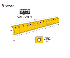 Грейдерный нож 7D1577 отвалов автогрейдеров