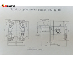 Насос шестерёнчатый PZ 2 K-40  Hydrotor.S.A