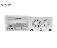 Аудиокассета "TASCAM" с логотипом "Novodel Shop"