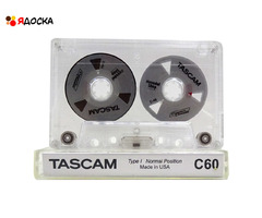 Аудиокассета "TASCAM" с катушками серебристого цвета - 6