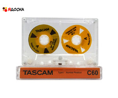 Аудиокассета "TASCAM" с катушками оранжевого цвета - 13