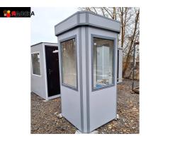 Пост охраны восьмигранная форма, усиленная дверь,  размер 1,5х1,5х2,5м