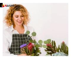 Цветы в корзине Сочи