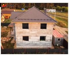 Домокомплект из полистиролбетона панели крупноформатные паз-гребень.