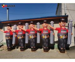 Строитель надувная фигура. - 8