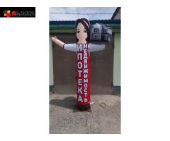 Строитель надувная фигура. - 14