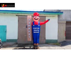 Строитель надувная фигура. - 15