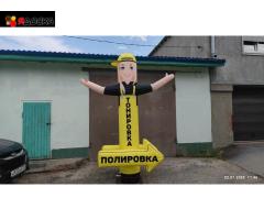 Автосервис надувная фигура зазывала. - 7