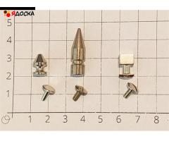 Кобурный винт. Винты для ремней. Кобурная кнопка забивная. Винты для ножен 3,5 - 7 мм. - 17