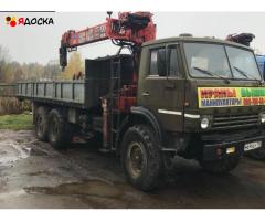 Гидроманипулятор Камаз Вездеход 10 т (+автовышка 23м)