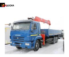 Гидроманипулятор Камаз Вездеход 10 т (+автовышка 23м)