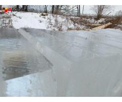 Лед,блоки льда для скульптур, лед строительный - 7