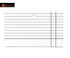 Каталожная карточка линованная