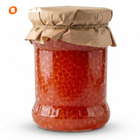 Икра лососевая 500 г. Красное золото СВК с/б 1*9