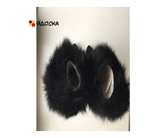 Сапоги чулки новые casadei италия 39 размер черные замша стретч обувь женская мех лиса двойной внутр - 6