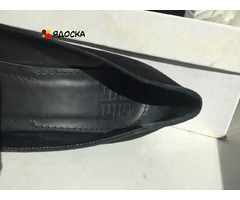 Туфли новые givenchy италия 39 размер черные замша платформа 1см каблук шпилька 11 см внутри кожа за - 8