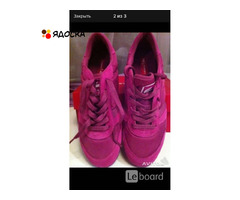 Кроссовки кеды новые lacoste 39 размер замша текстиль цвет розовый фукси подошва легкая обувь женска - 10