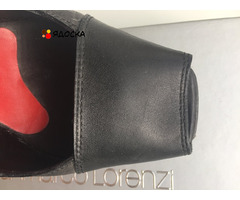 Туфли gianmarco lorenzi италия 39 размер кожа черные платформа 1см каблук 10 шпилька женские кожаные - 10