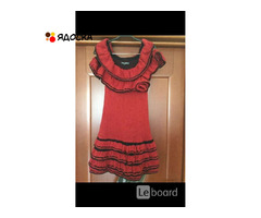 Платье новое dolce&gabbana м 46 s 42 44 шерсть вязаное оранж оранжевое сарафан туника - 1