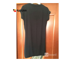 Платье туника gaudi м 46 44 s чёрная принт рисунок бисер нашит футболка сарафан топ одежда женская м