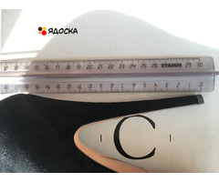 Туфли casadei италия новые размер 39 замшевые черные платформа сваровски стразы swarovski - 8
