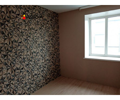 Поклейка обоев покраска кухни комнаты коридора - 2