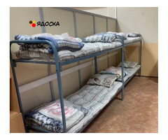 Металлические двухъярусные одноярусные кровати для рабочих / персонала / общежитий / хостелов